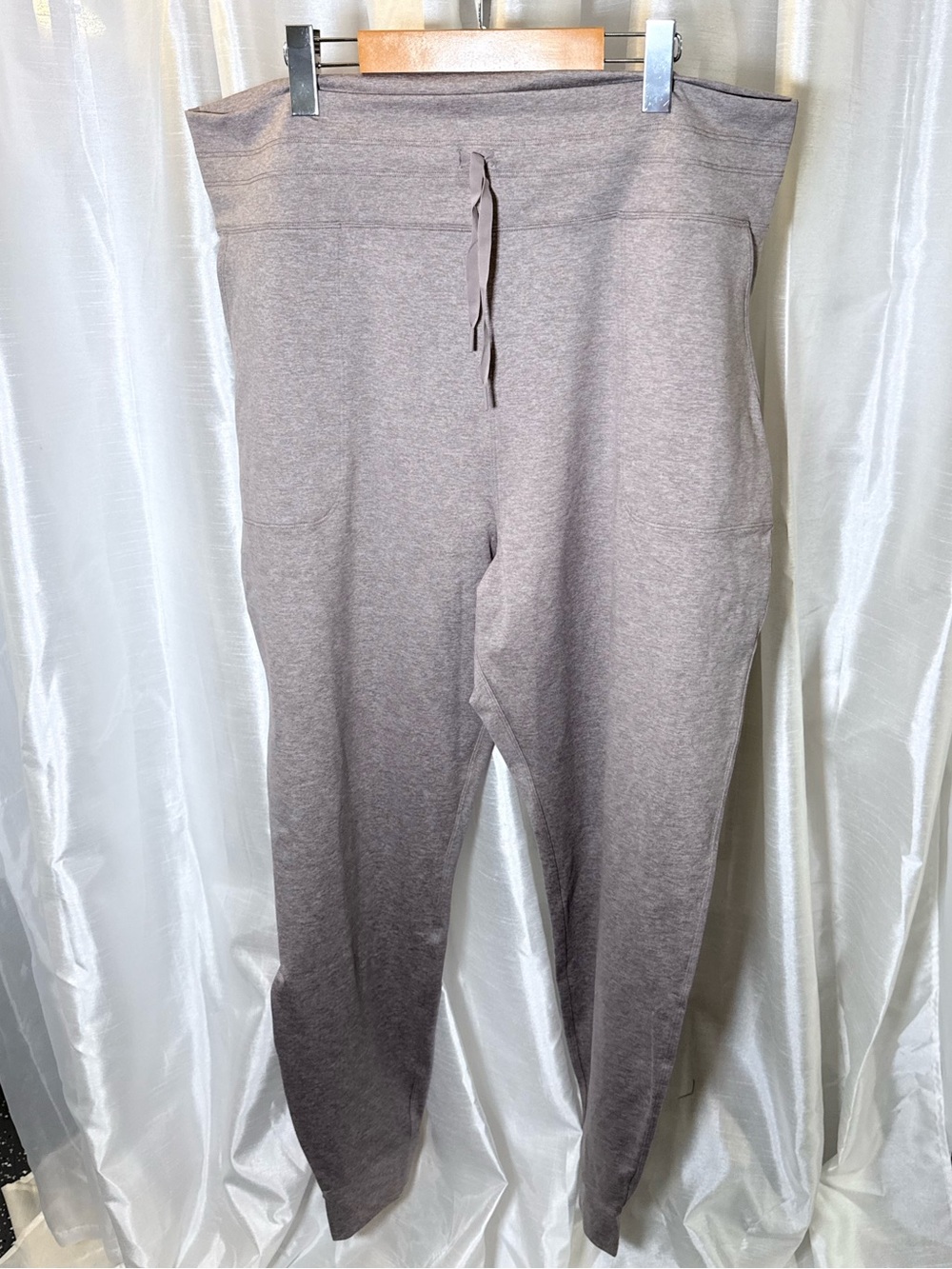 SPANX Kids Neutral Taupe Leggings with Drawstring Waist